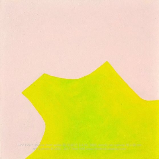 Picture - Tiina Hölli : acrylic painting 50 x 50 cm,  Limone, 2005